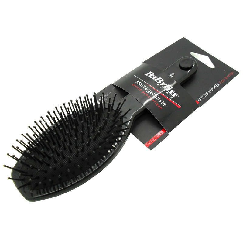 BaByliss Bristle Massage Hairbrush For Women & Girls Black