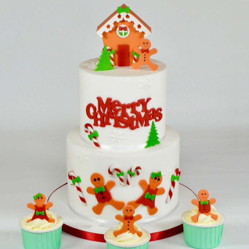 FMM MERRY CHRISTMAS Curved Words Icing Cutters Sugarcraft Cake Decorating