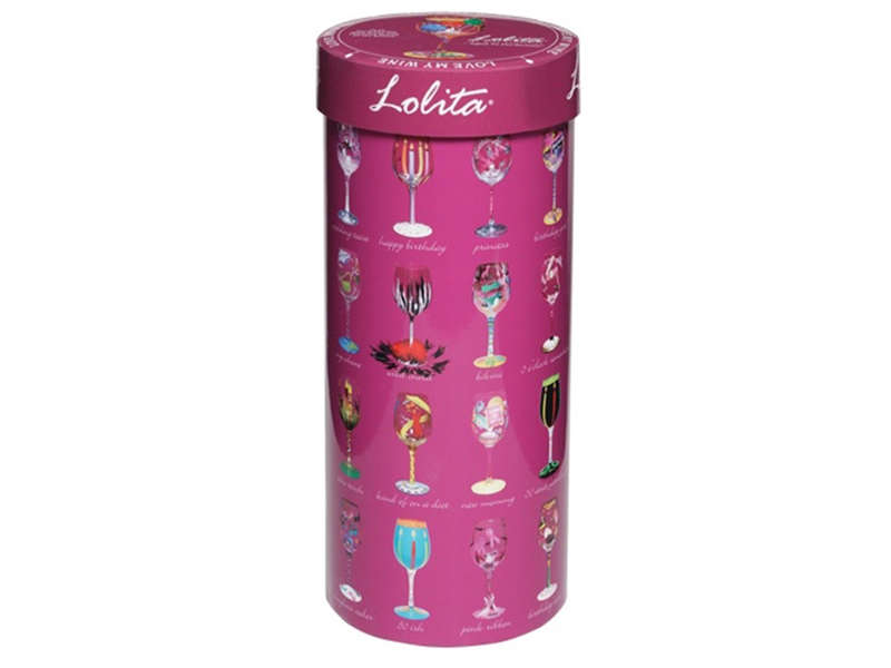 Lolita B Wine Glass Does Your Name Begin With B Stylish, Colourful Handmade Gift