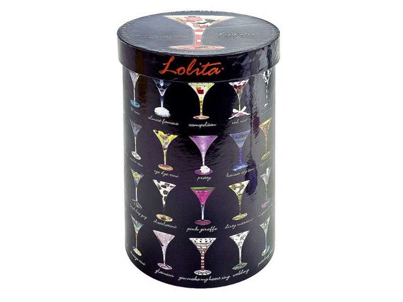 Lolita Martini Glass Forty Something Perfect Gift for Her Him 40 ish Handmade