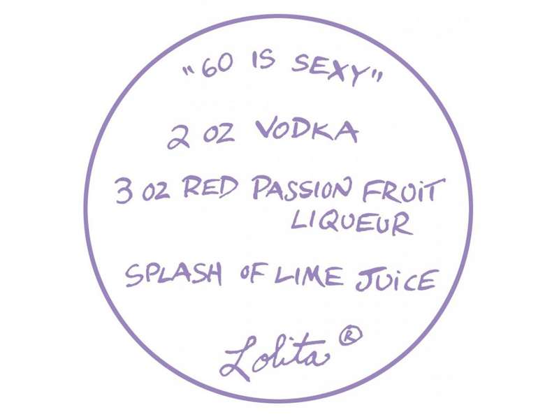 Lolita Martini Glass Sixty Is Sexy 60 Is Fabulous Handmade Hand Decorated Gift