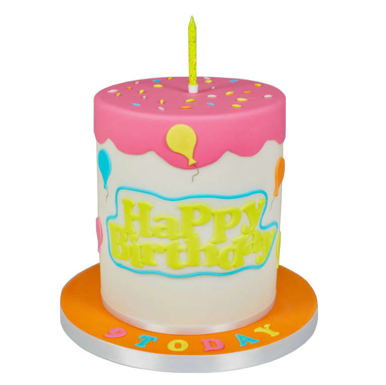 FMM Happy Birthday Curved Words Cake Topper Decoration Sugarpaste Icing Cutter