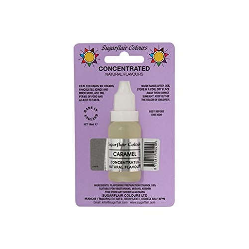 Sugarflair CARAMEL Concentrated Natural Flavours For Cakes Icings Cup Cakes