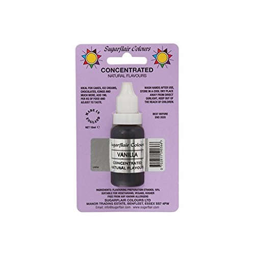 Sugarflair VANILLA Concentrated Natural Flavours For Cakes Ice Cream Icings Jams