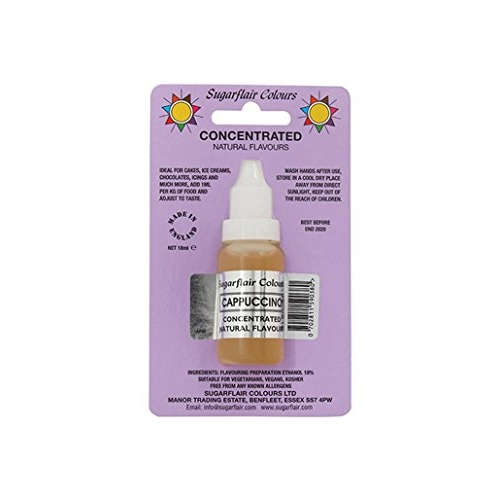 Sugarflair CAPPUCINO Concentrated Natural Flavours For Cakes Icings Cup Cakes