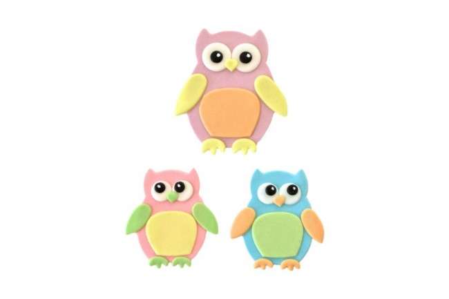 FMM Cutter Mummy & Baby Owl Set Large & Small Cake Icing Modelling Paste