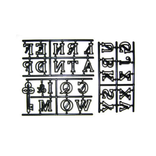 Patchwork Cutters LARGE ALPHABET & KEY Sugarcraft Cake Decorating