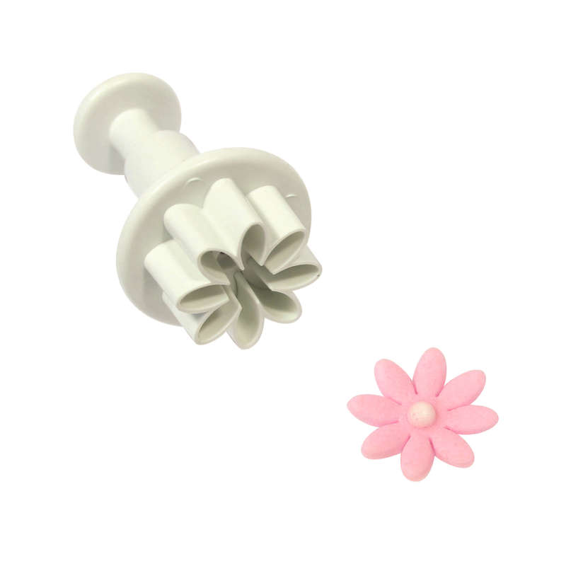 PME Small DAISY MARGUERITE Flower Plastic Icing CutOut Plunger Cutter Sugarcraft