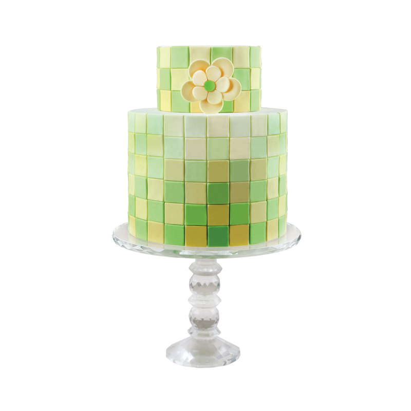 PME Geometric Multicutter for Cake Design Icing Cutter Small Square - 0.75 inch