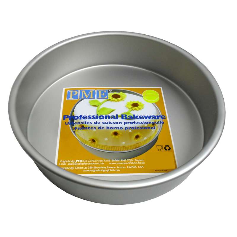 PME 10x2" ROUND Circle Aluminium Mold Mould Cake Decorating Baking Tin Pan Tray