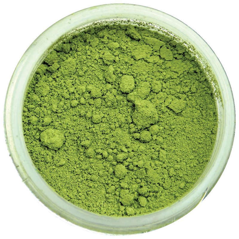 PME 2g OLIVE GREEN Edible Food Powder Dust Lustre Cup Cake Colouring Sugarcraft