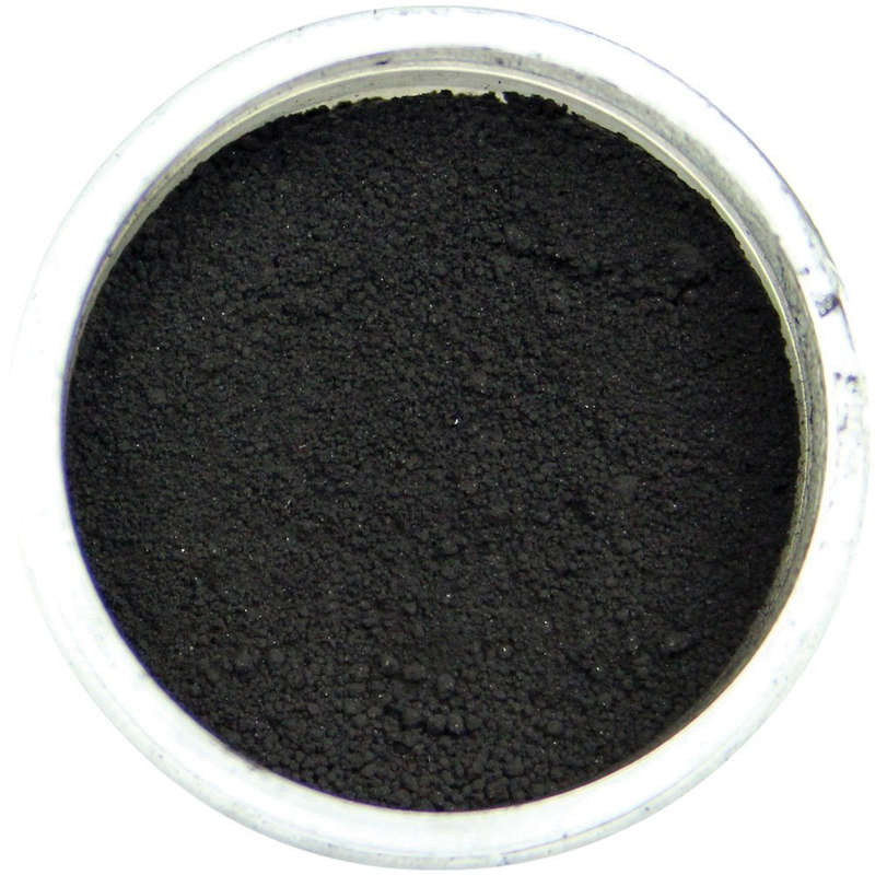 PME 2g JET BLACK Edible Food Powder Dust Lustre Cup Cake Colouring Sugarcraft