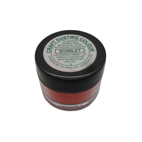 Sugarflair SCARLET Craft Dusting Colour Powder Decorating Sugacraft NonToxic 2g