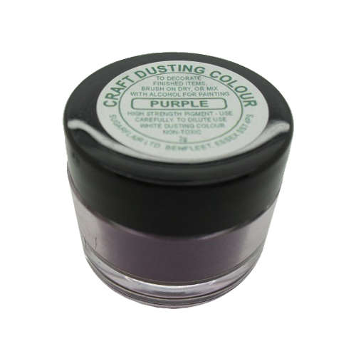 Sugarflair PURPLE Craft Dusting Colour Powder Decorating Sugacraft Non-Toxic 2g