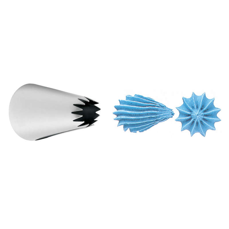 Wilton #32 Standard Open Star Icing Nozzle / Decorating Tip Stars Shells Zigzags