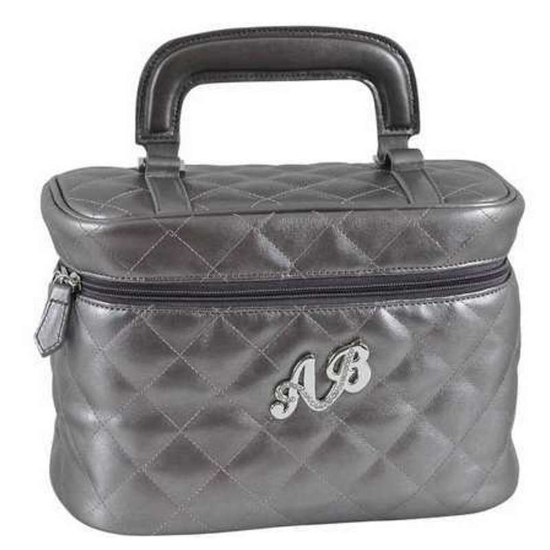 AB Collezioni Girls Ladies Glamour Soft Beauty Cosmetics Makeup Toiletries Case