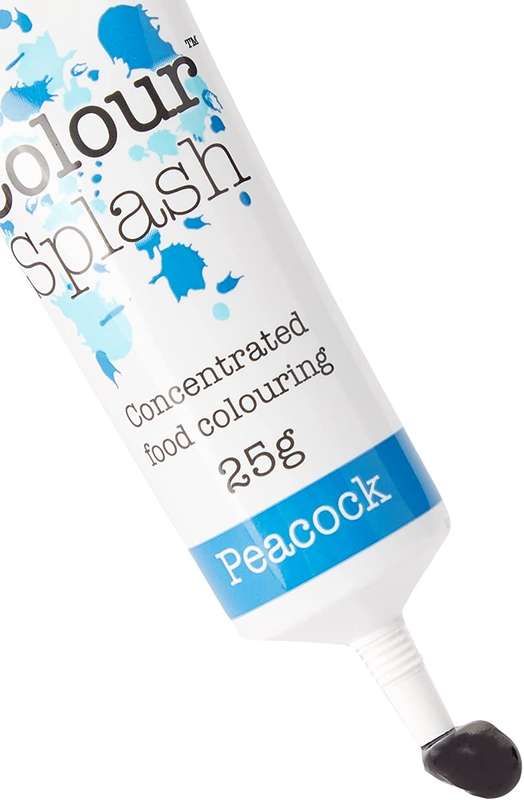 Colour Splash Food Colouring Gel for Cakes Baking Icing - 25g - Peacock