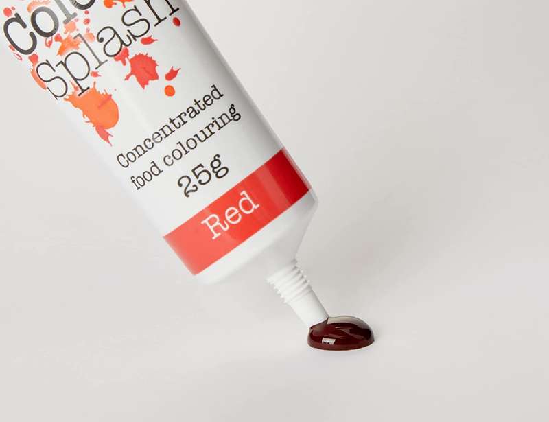 Colour Splash Food Colouring Gel for Cakes Baking Icing - 25g - Red