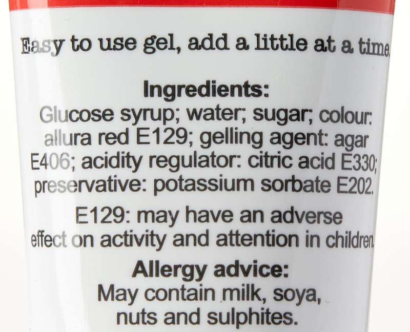 Colour Splash Food Colouring Gel for Cakes Baking Icing - 25g - Red