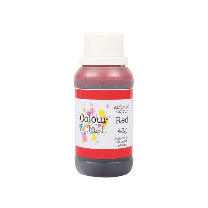 Colour Splash Airbrush Colour Edible Liquid Food Colouring 45g - Red