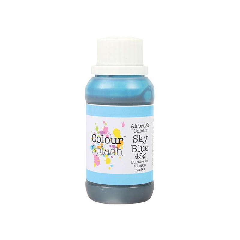 Colour Splash Airbrush Colour Edible Liquid Food Colouring 45g - Sky Blue