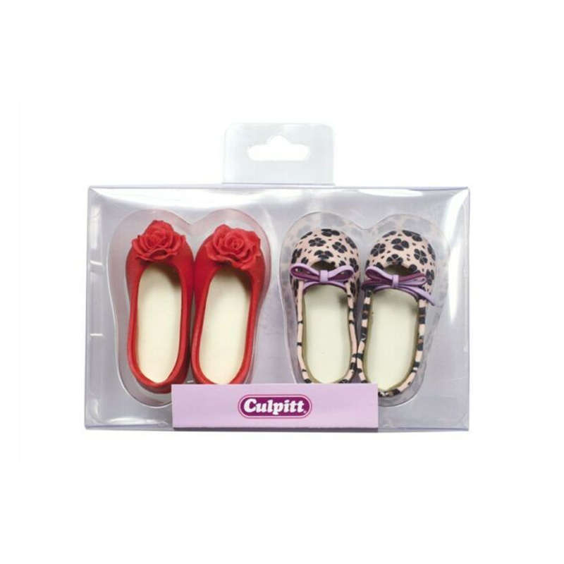 Culpitt FASHION SHOES PAIRS Claydough Instant Cake Topper Decoration Girls Figur