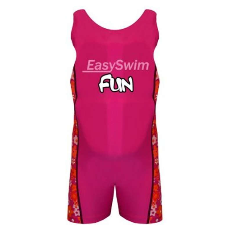 Easy Swim Children Kids Safety Swimfree Floatsuit Swimsuit Wetsuit Pink 4-5 Yrs