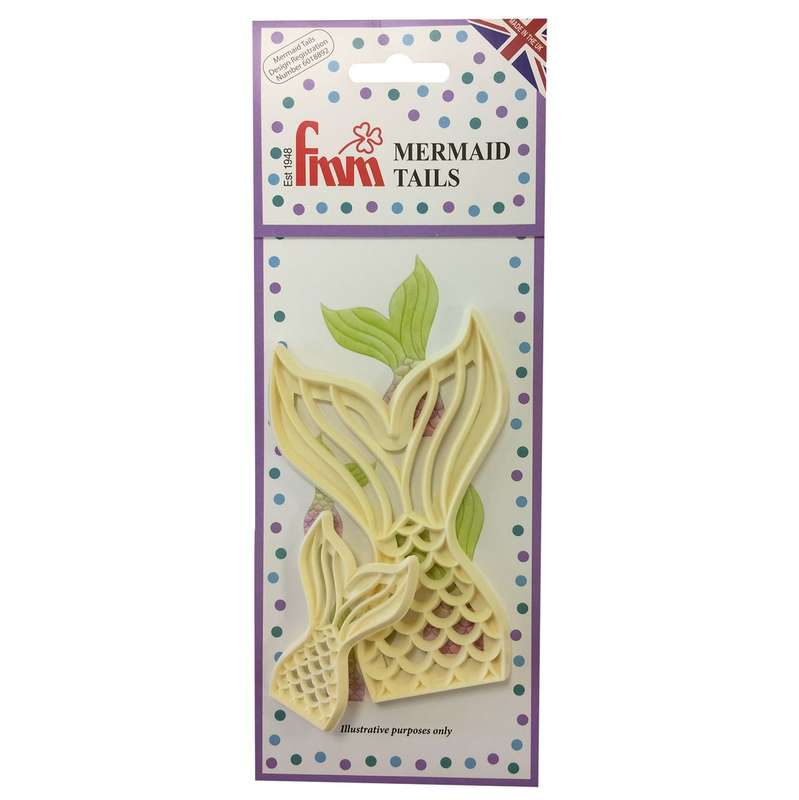 FMM Mermaid Tails Icing Cutter Fondant Underwater Ocean Enchanted Cutting Tool