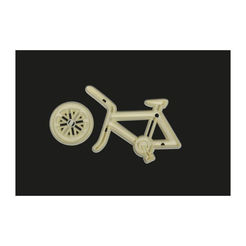 FMM Bicycle Cutter Modelling Sugarcraft Cake Decorating Baking Icing Cutter Tool