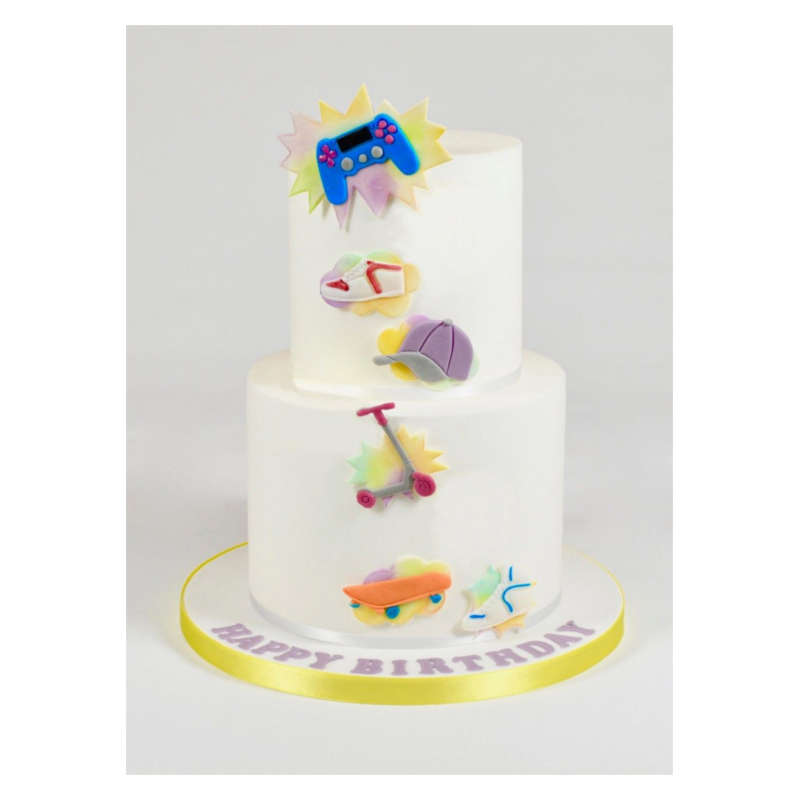 FMM - Cool Dude - Shaped Sugarcraft Icing Cutter for Biscuit and Cake Decorating