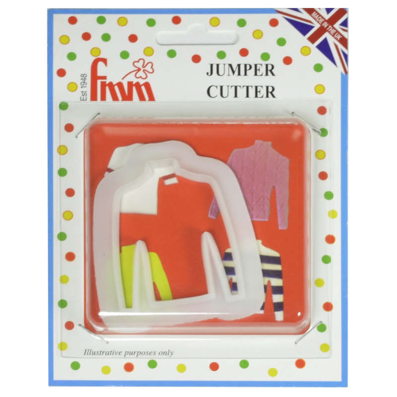 FMM Cutter - Jumper Shaped Fondant Icing Cutting Tool For Cake Decoration