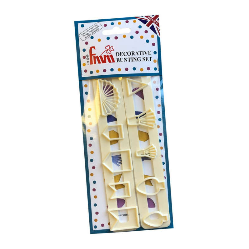 FMM - Decorative Bunting - Sugarcraft Icing Cutter for Cake Decorating