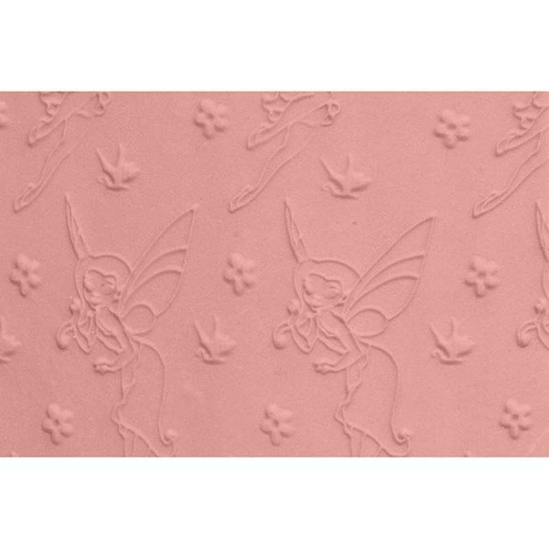 FMM Embossed Patterned Impression Icing Rolling Pin 16.5cm x 1.2cm NEW FAIRIES