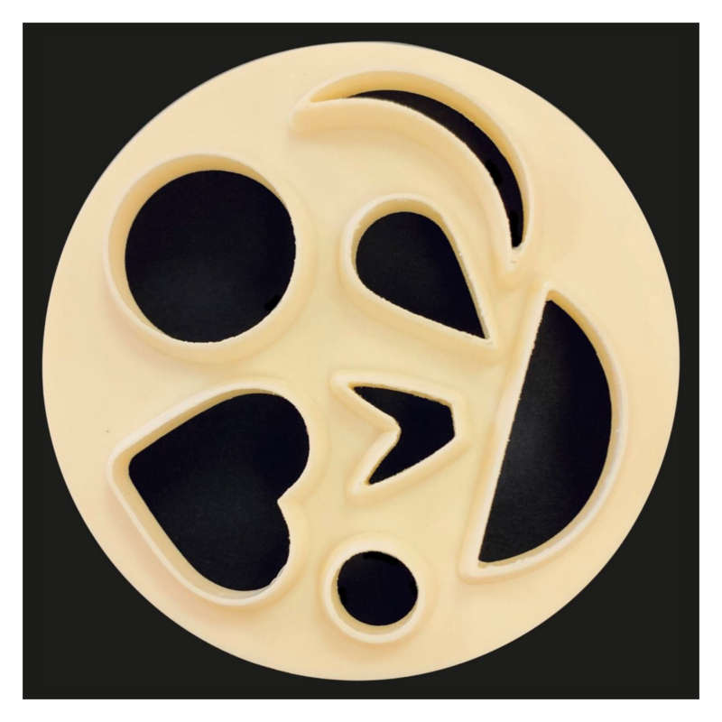 FMM - Mix n Match Funny Faces & More - Shaped Sugarcraft Icing Cutter