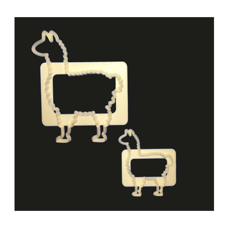 FMM Mummy & Baby Llamas Modelling Sugarcraft Cake Decorating Icing Cutter Tool