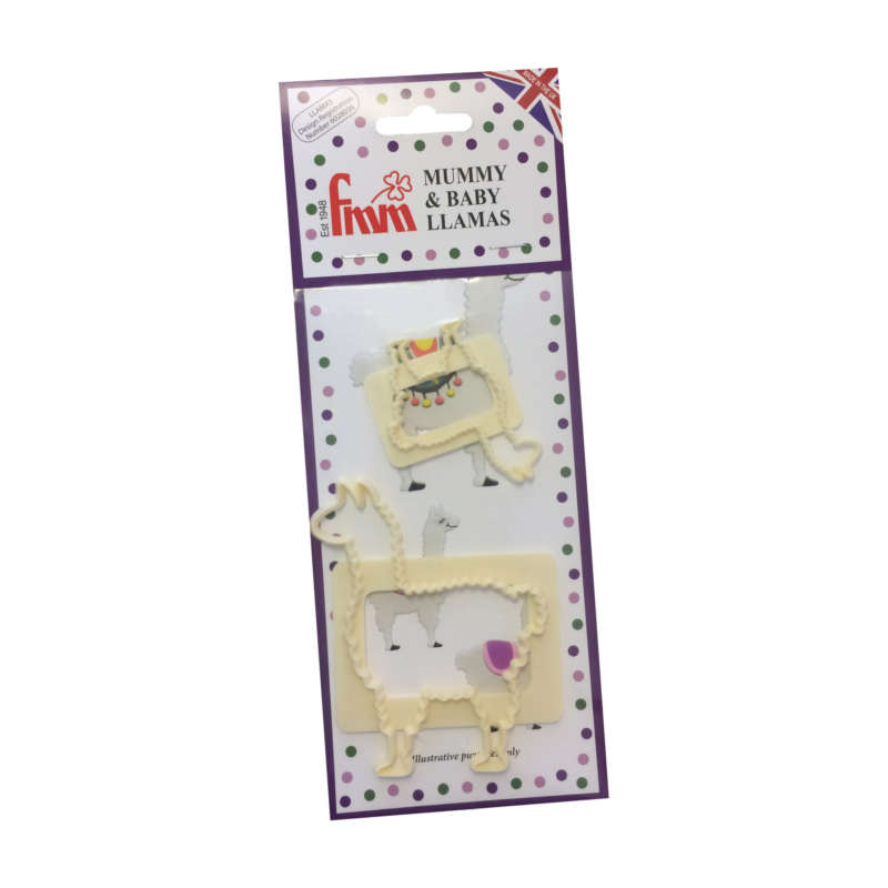 FMM Mummy & Baby Llamas Modelling Sugarcraft Cake Decorating Icing Cutter Tool