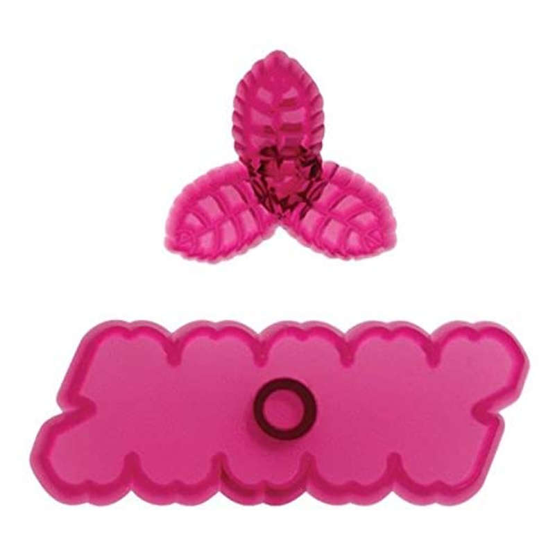 JEM Set of 2 CUPID ROSE Flower Icing Cut Out Cutters Sugarcraft Cake Decoration