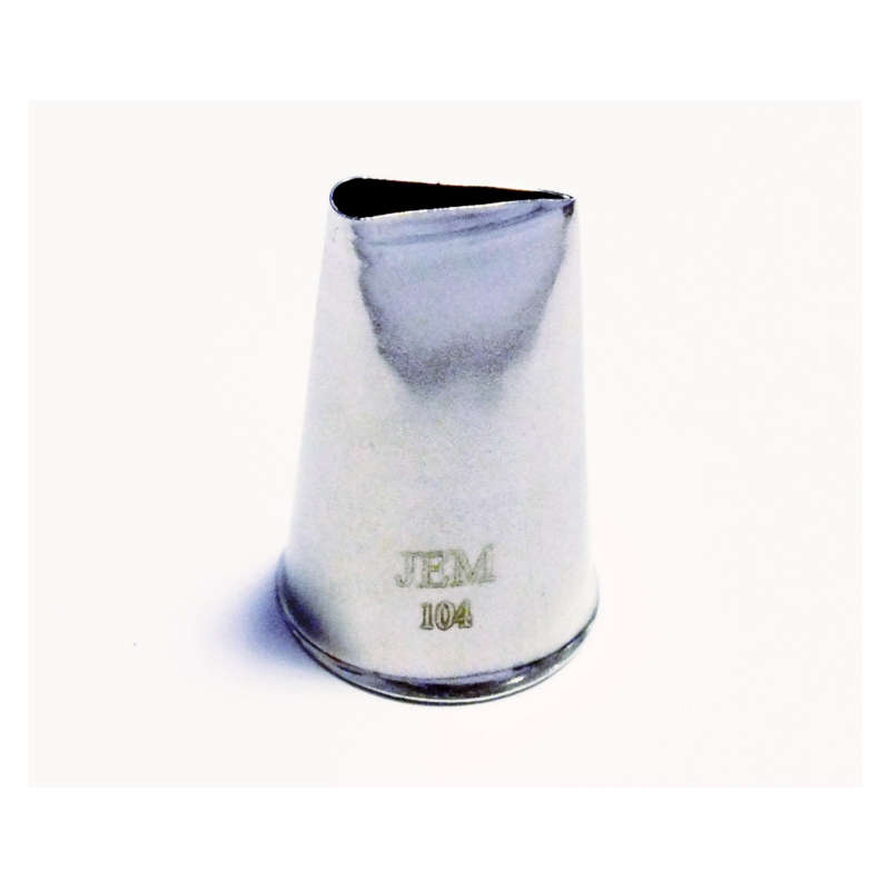 JEM #104 MED PETAL RUFFLE Stainles Steel Icing Piping Decorating Nozzle Tip Tube