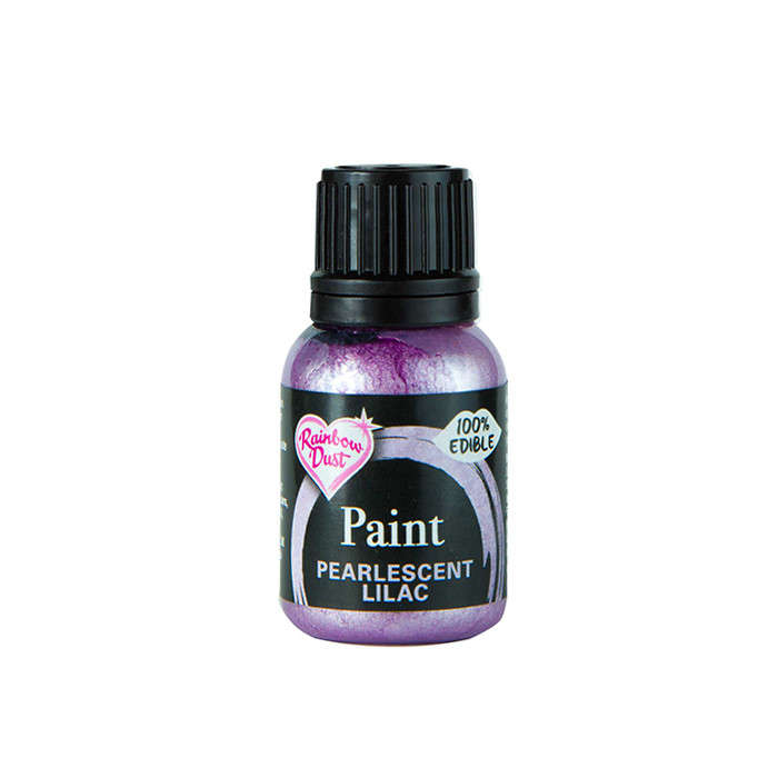 Rainbow Dust Edible Food Paint METALLIC PEARLESCENT LILAC For Cake Decorating