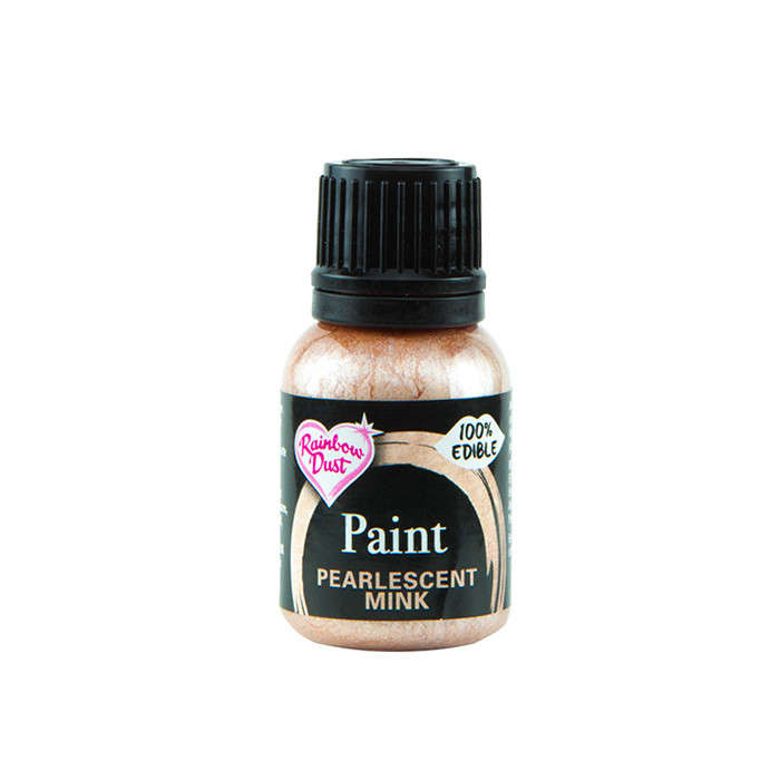 Rainbow Dust Edible Food Paint METALLIC PEARLESCENT MINK For Cake Decorating