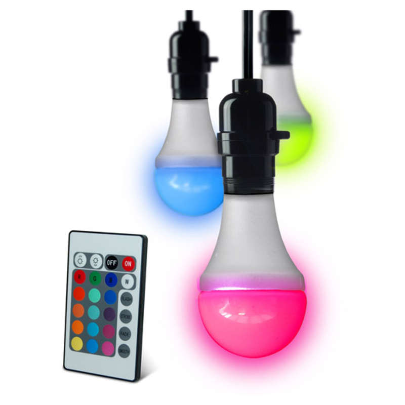 LED Mood Lighting Colour Changing Bulb Bayonnet & Remote Control
