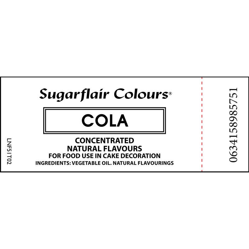 Sugarflair Concentrated Natural Flavours for Food Products - 30ml - Cola