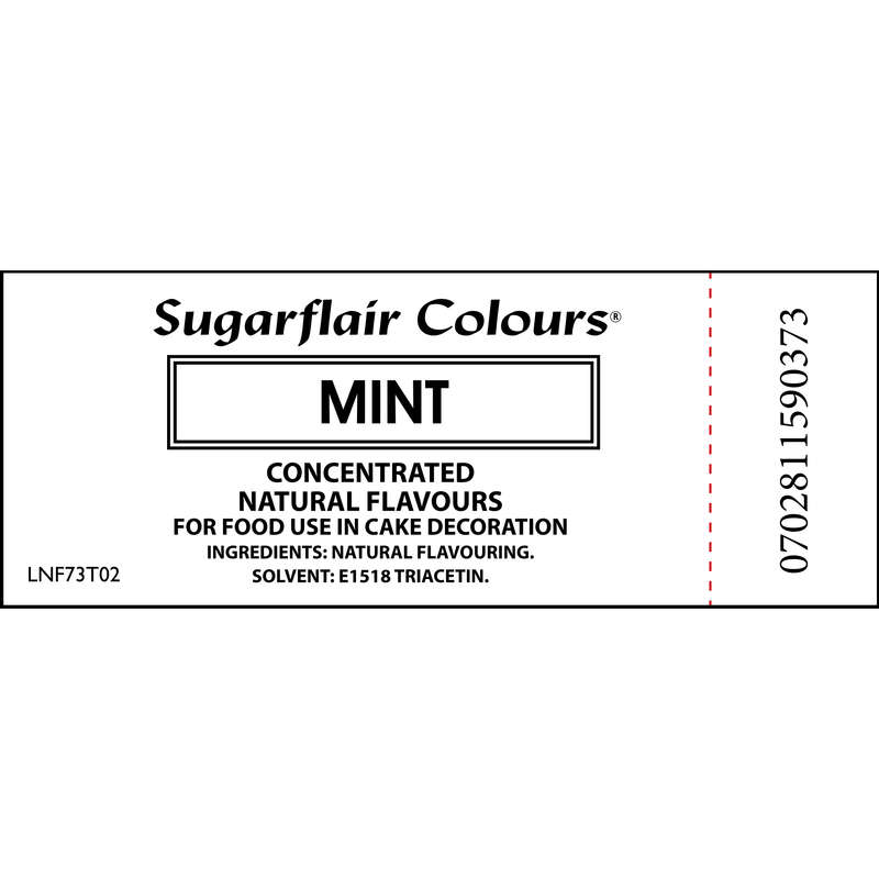 Sugarflair MINT Concentrated Natural Flavours For Cakes Ice Cream Icings Jams