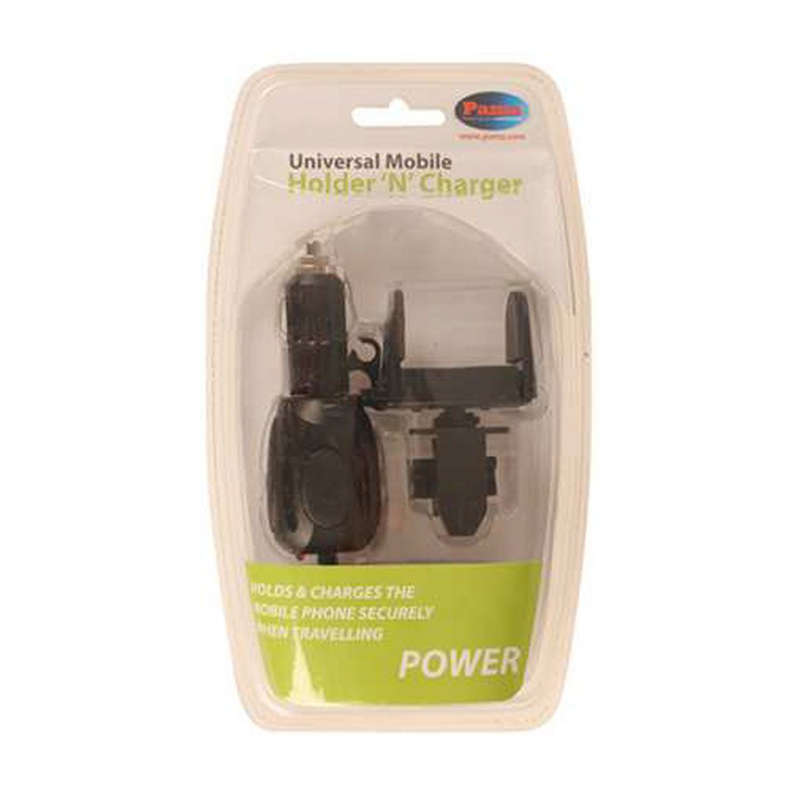Pama TUHC 12v/24v Universal Air Vent In Car Mobile Phone Holder & Charger