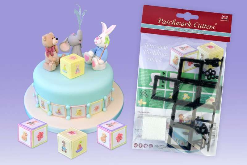 Patchwork Cutters Nursery Building Blocks Styro Block Cross Cutter Mixed Tappit