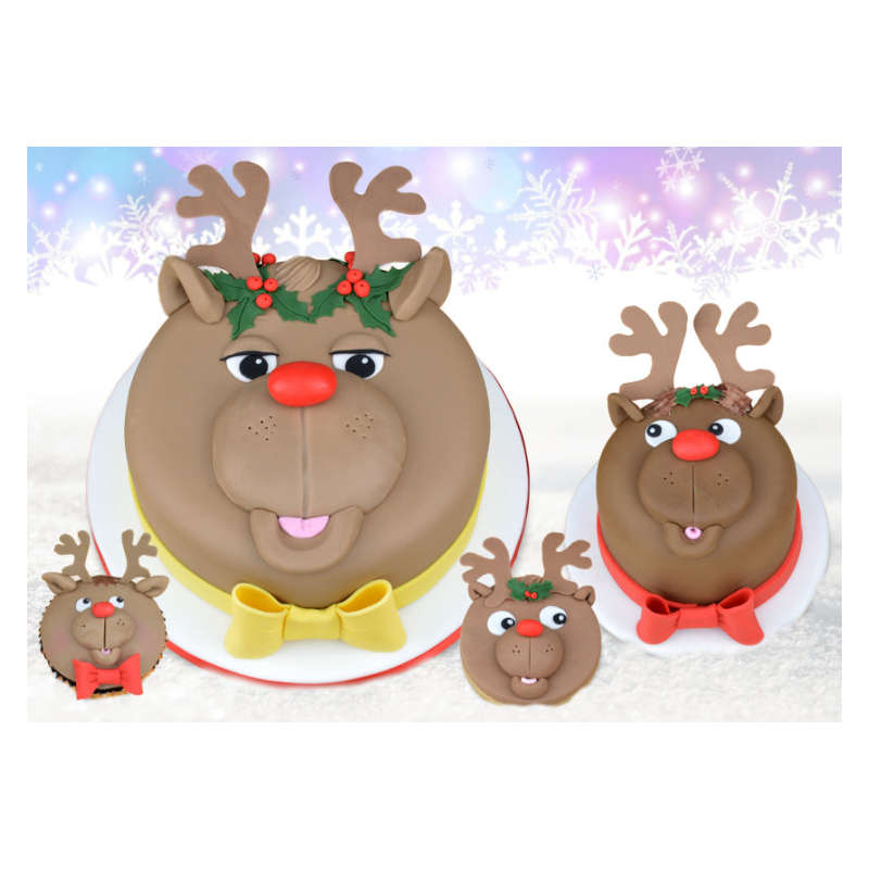 Patchwork Cutters Antler Set Sugarcraft and Cake Decoration Embossing Cutter