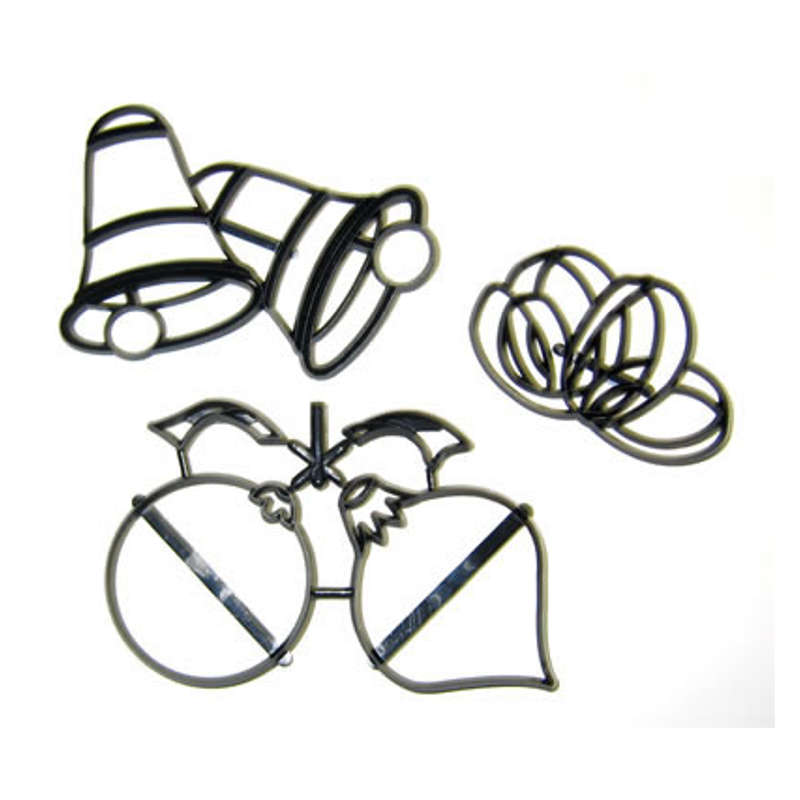 Patchwork Cutters Christmas BAUBLES, BELLS & BOW Sugarcraft Cake Decorating