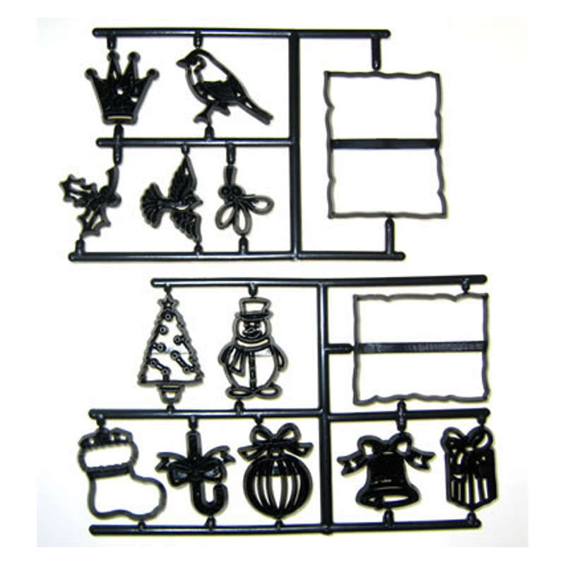 Patchwork Cutters CHRISTMAS MIDI SET Sugarcraft Cake Decorating