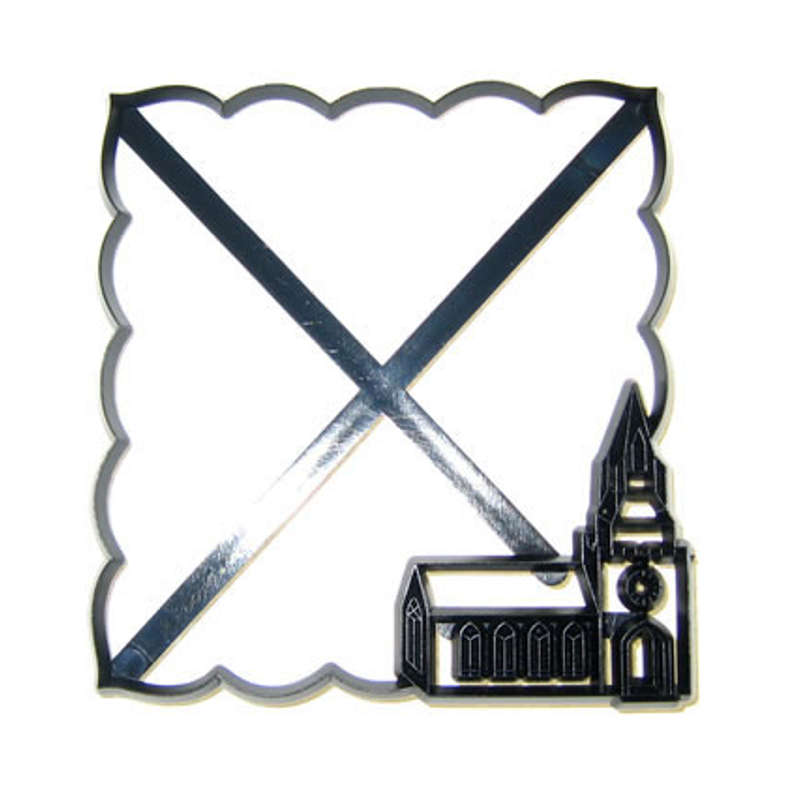 Patchwork Cutters NAME PLACE SETTING 'B' CHURCH Sugarcraft Cake Decorating
