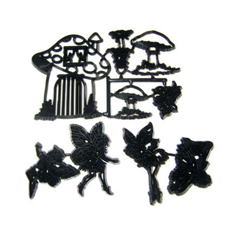 Patchwork Cutters FAIRIES & TOADSTOOLS Sugarcraft Cake Decorating